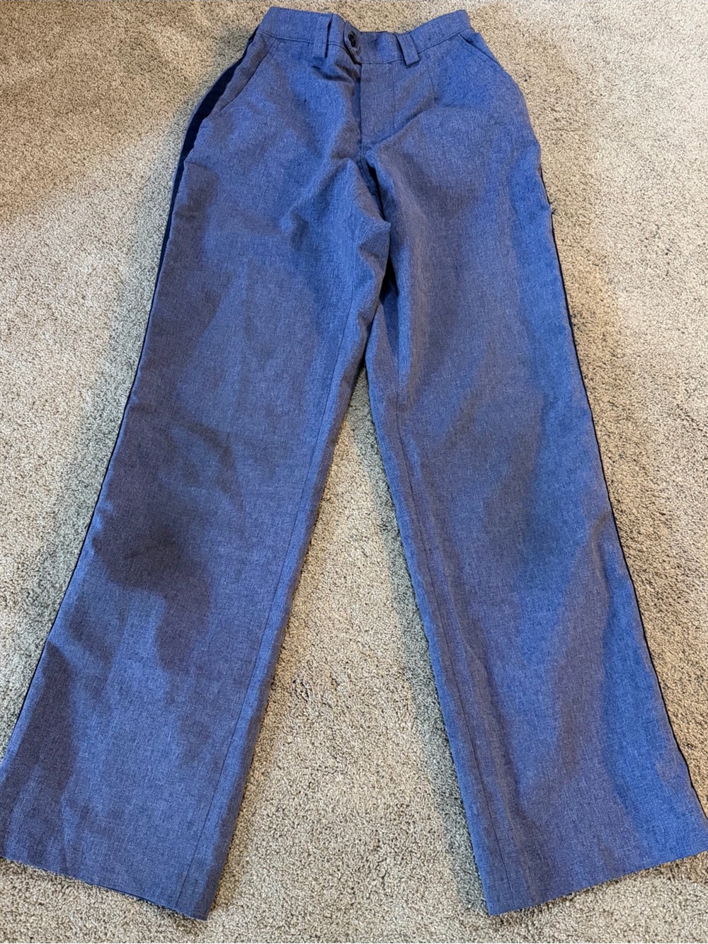 Elbeco Women’s Size 6 Blue Uniform Work Pants Side Stripe Made in USA
